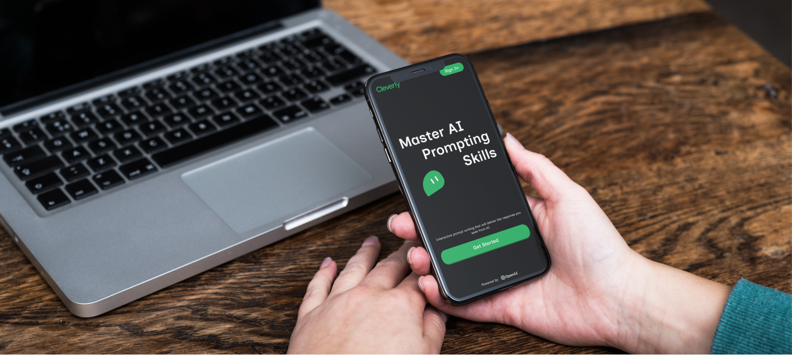 Cleverly — Master AI Prompting Skills app on mobile